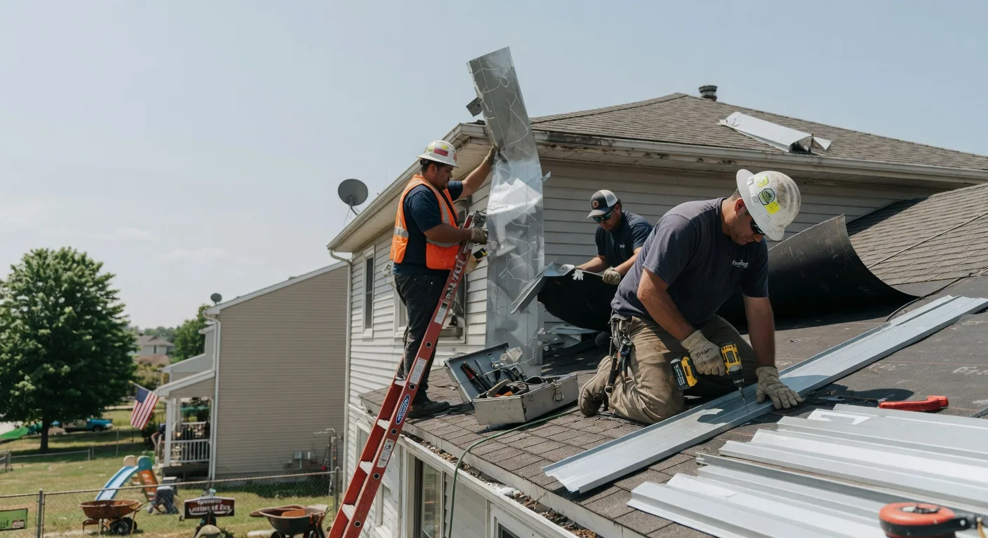 Storm Damage Metal Roof Repair in Jetersville, VA